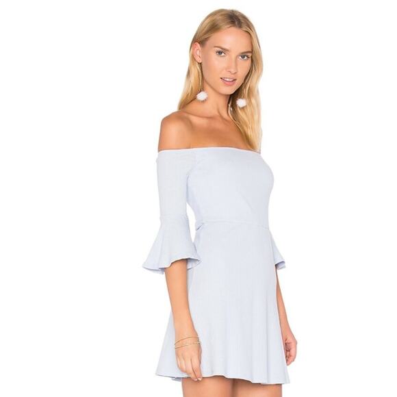 NBD Seduire Mini Dress in Chambray Blue NEW - Picture 2 of 5